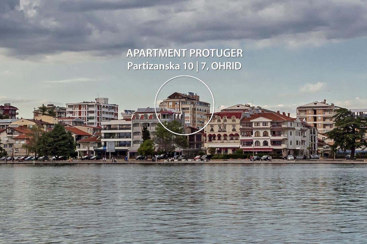 Protuger Appartement Ohrid Buitenkant foto